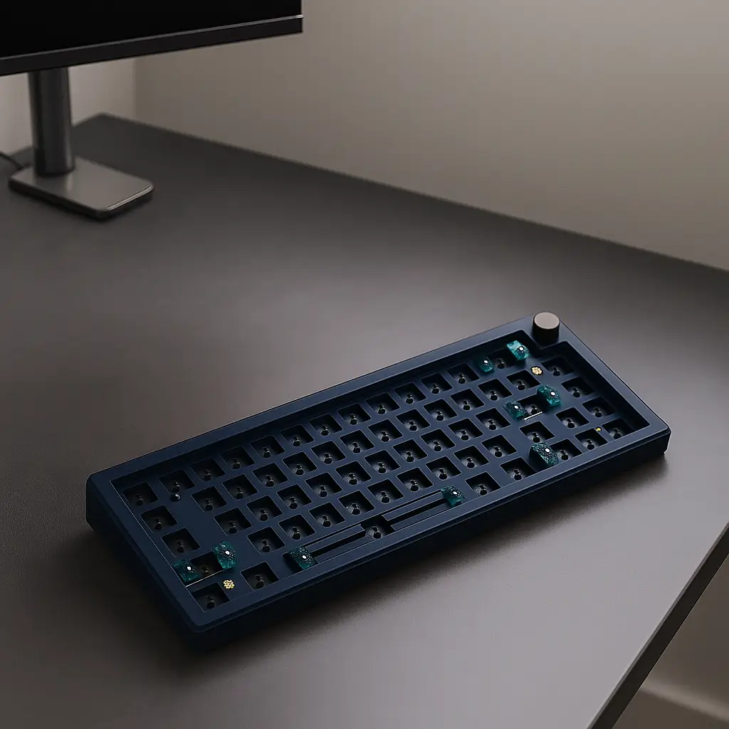 Clavier 65 % Bleu